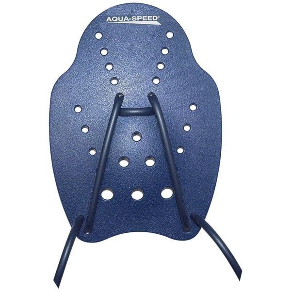 AQUA SPEED AQUA SPEED Unisex's Paddles For Swimming Hand Paddle Navy Blue