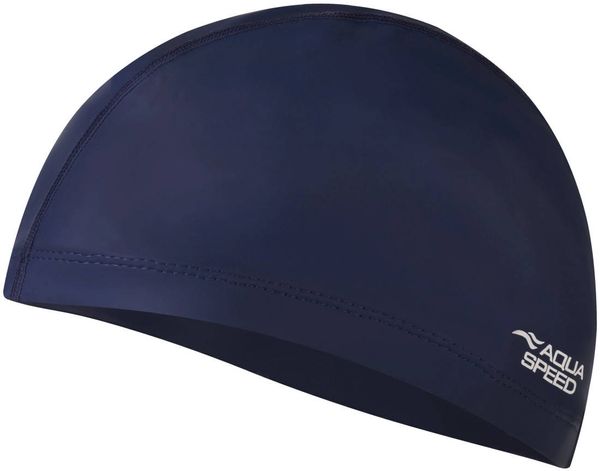 AQUA SPEED AQUA SPEED Unisex's Swimming Cap Bono Navy Blue Pattern 10