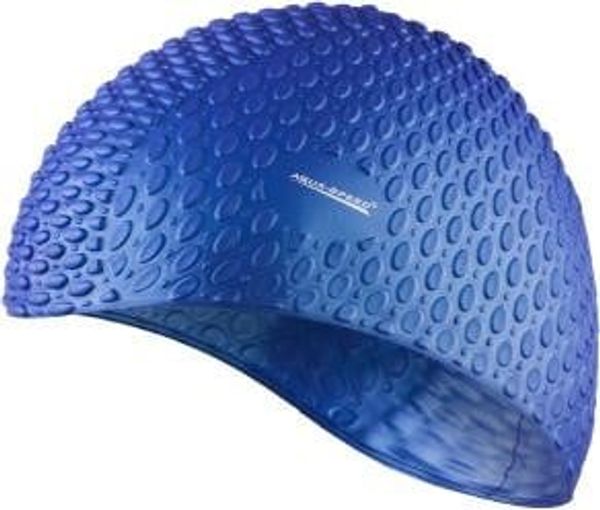 AQUA SPEED AQUA SPEED Unisex's Swimming Cap Bubble Navy Blue