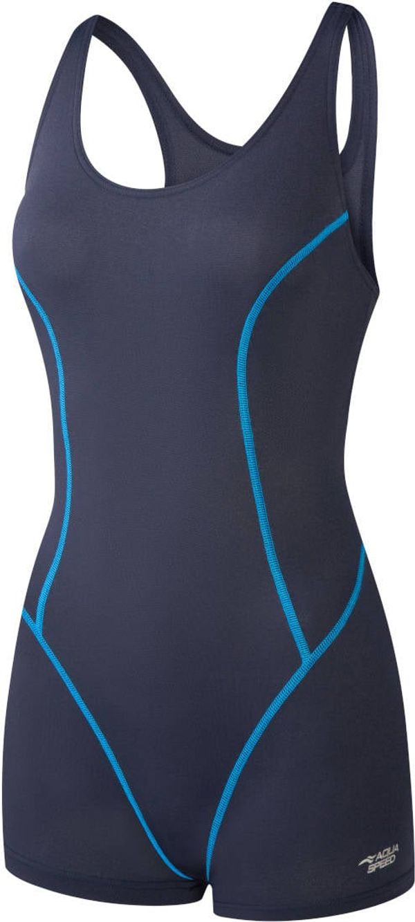 AQUA SPEED AQUA SPEED Woman's Swimsuits Rita Navy Blue Pattern 49