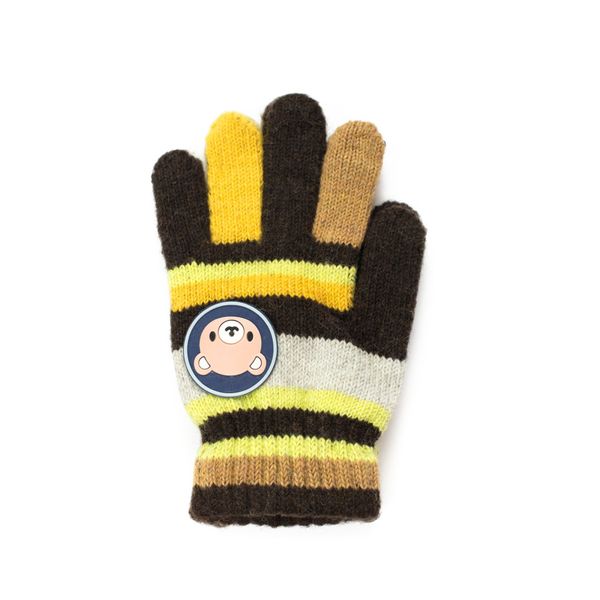 Art of Polo Art Of Polo Kids's Gloves Rkq054-5 Brown/Yellow