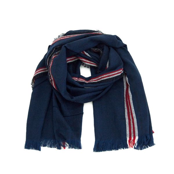 Art of Polo Art Of Polo Unisex's Scarf sz15327-5 Navy Blue