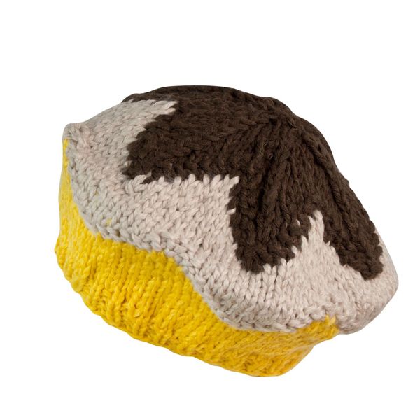 Art of Polo Art Of Polo Woman's Beret cz2704 Brown/Yellow