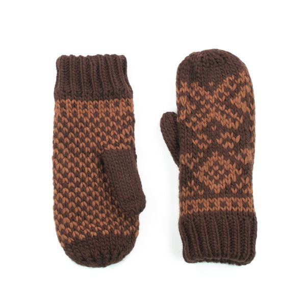 Art of Polo Art Of Polo Woman's Gloves Rk14165-4 Light Brown/Brown