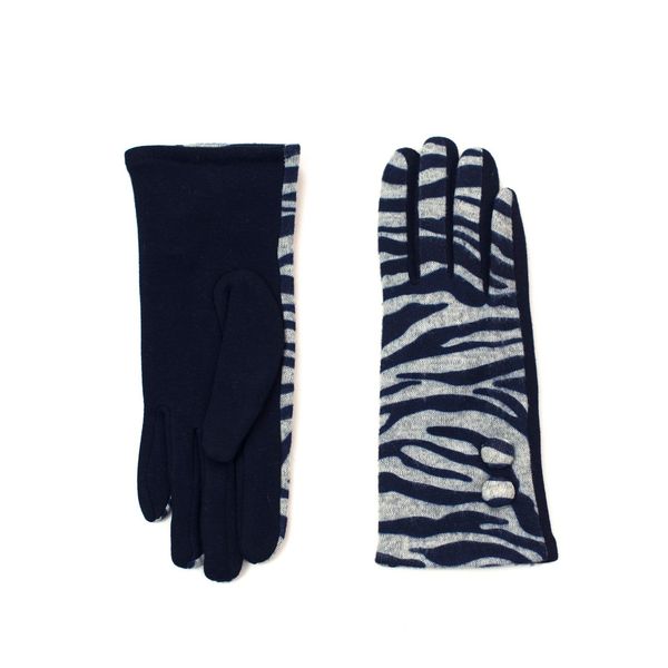 Art of Polo Art Of Polo Woman's Gloves Rk16379 Navy Blue
