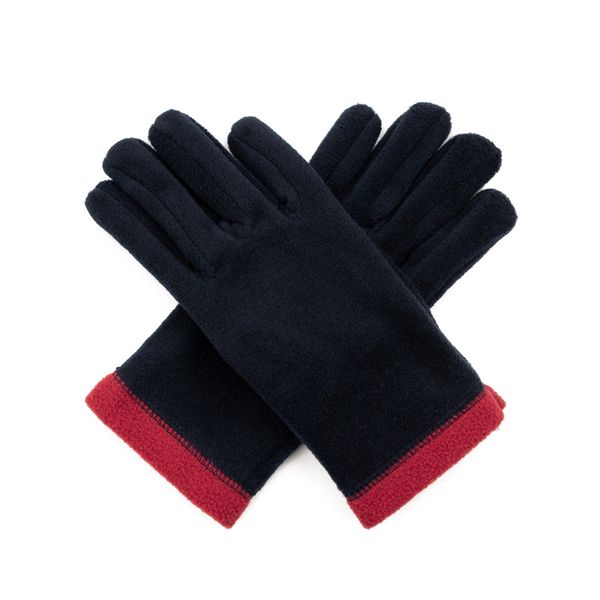 Art of Polo Art Of Polo Woman's Gloves rk1680-9 Navy Blue/Red