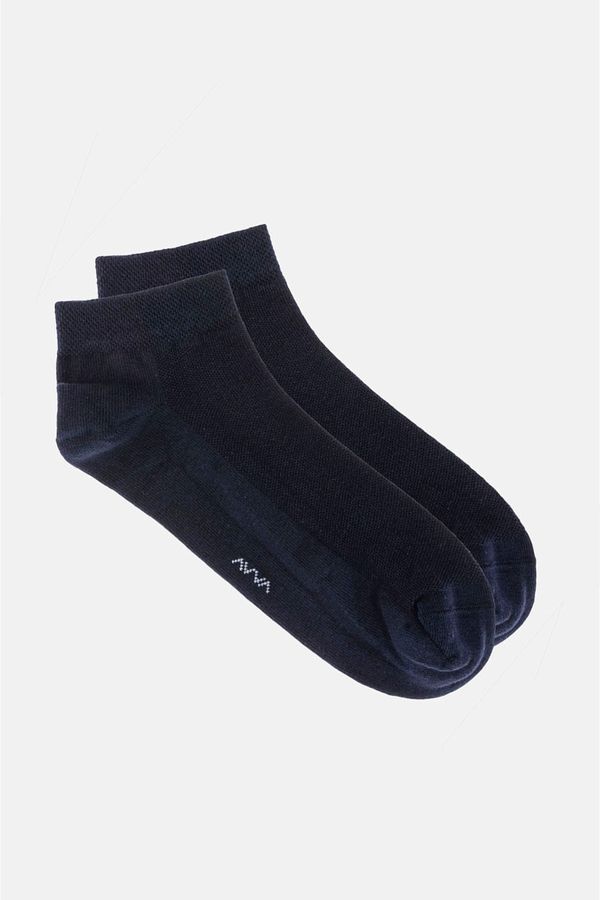Avva Avva Men's Navy Blue Sports Socks