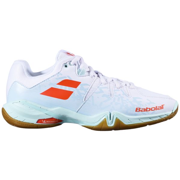 Babolat Babolat Shadow Spirit White/Light Blue Women's Indoor Shoes EUR 40.5