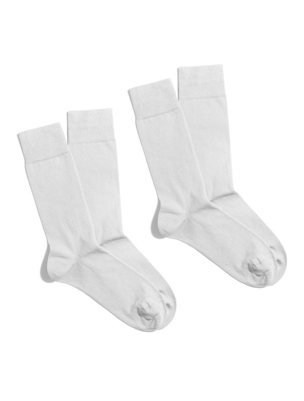 Banana Socks Banana Socks Unisex's 2Pack Socks Essentials Ivory Serenity