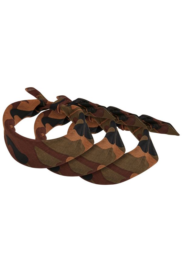 Urban Classics Accessoires Bandana 3-pack woodcamo