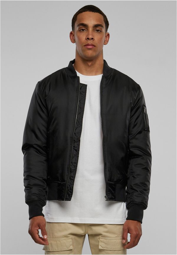 Urban Classics Basic Bomber Jacket Black