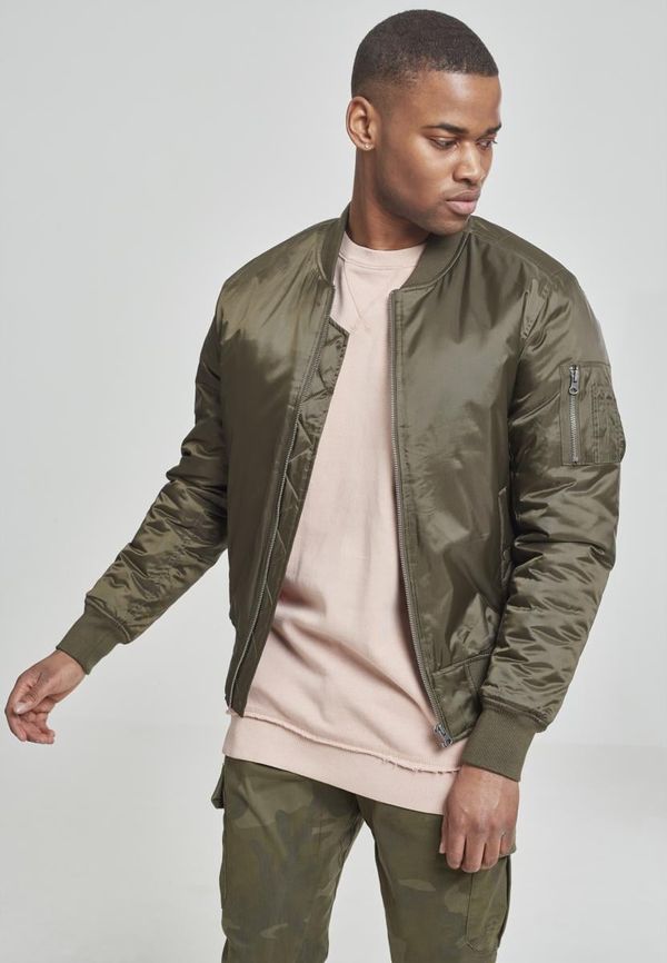 UC Men Basic Bomber Jacket Dark Olive