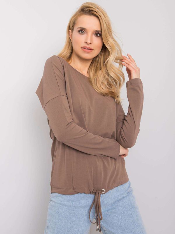 Fashionhunters Basic brown blouse