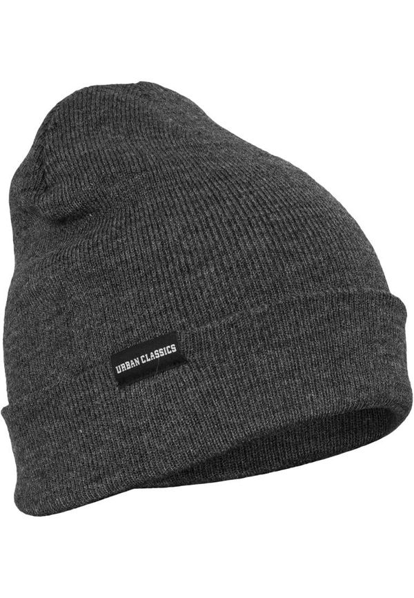 Urban Classics Accessoires Basic Flap Beanie - Dark Grey