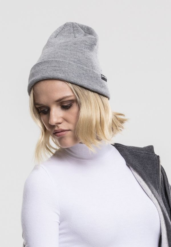 Urban Classics Basic Flap Beanie - Grey