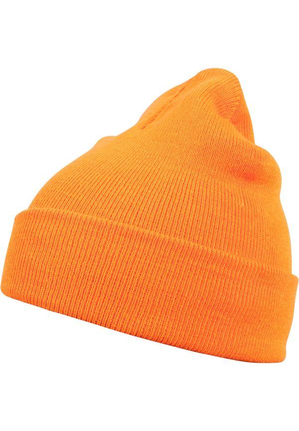 MSTRDS Basic Flap beanie neonorange