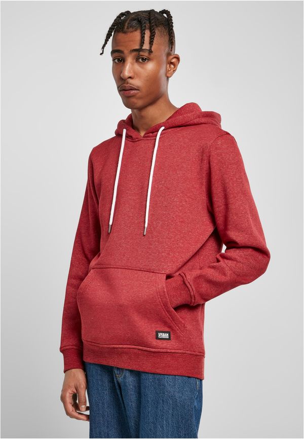 UC Men Basic Melange Hoody bloodstonemelange