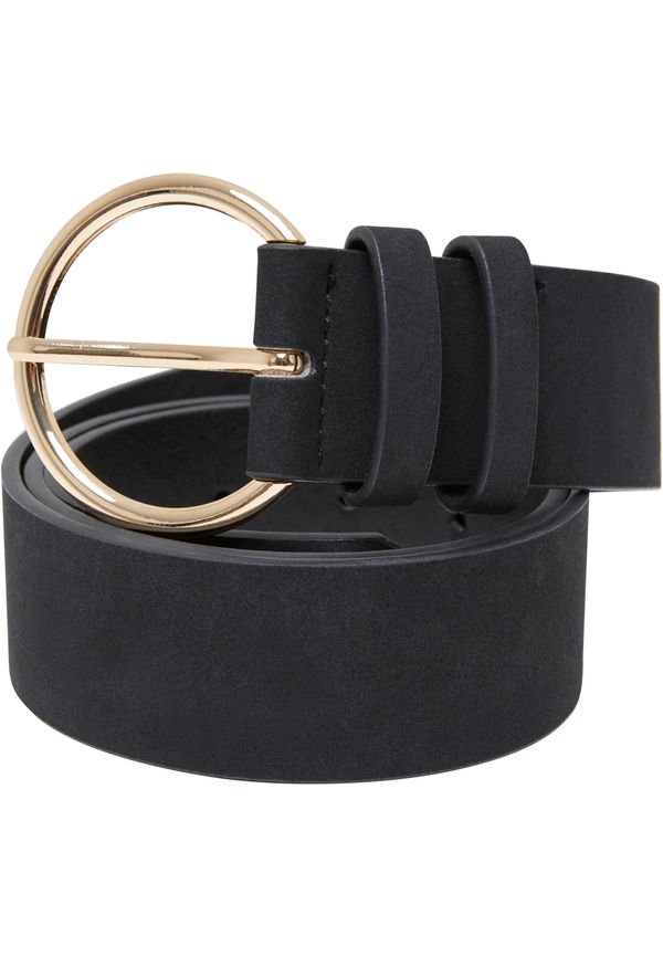 Urban Classics Basic Suede PU Belt black