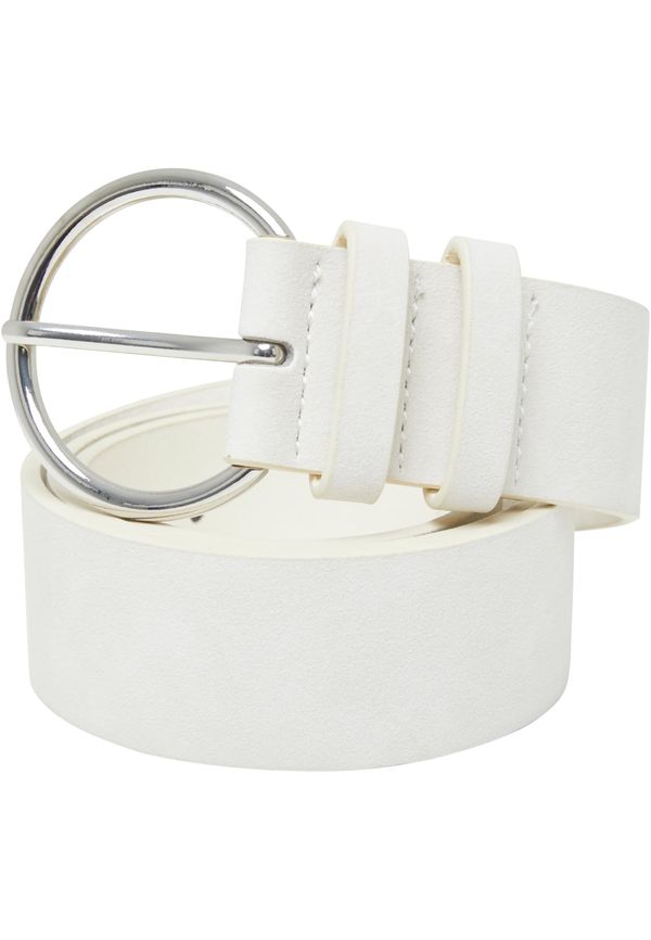 Urban Classics Basic Suede PU Belt cream