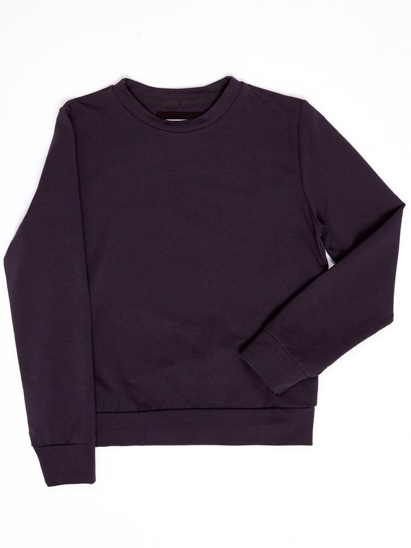 Fashionhunters Basic youth sweatshirt in graphite color