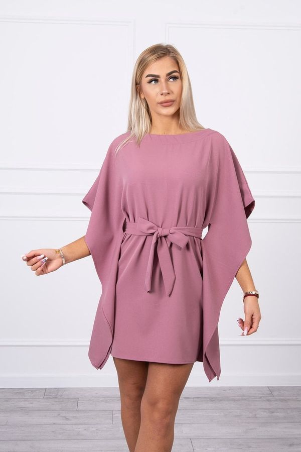 Kesi Batwings Oversize dress dark pink