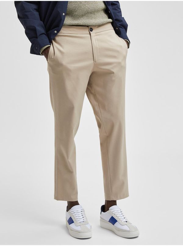 Selected Homme Beige chino pants Selected Homme - Men's