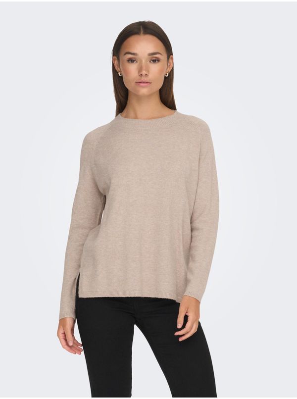 JDY Beige ladies sweater JDY Marco - Women