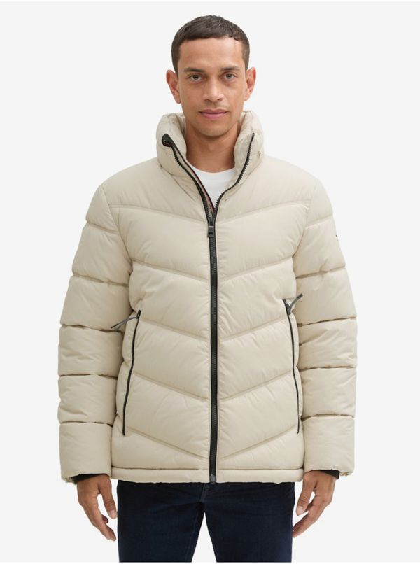 Tom Tailor Beige men's quilted jacket Tom Tailor - Men's