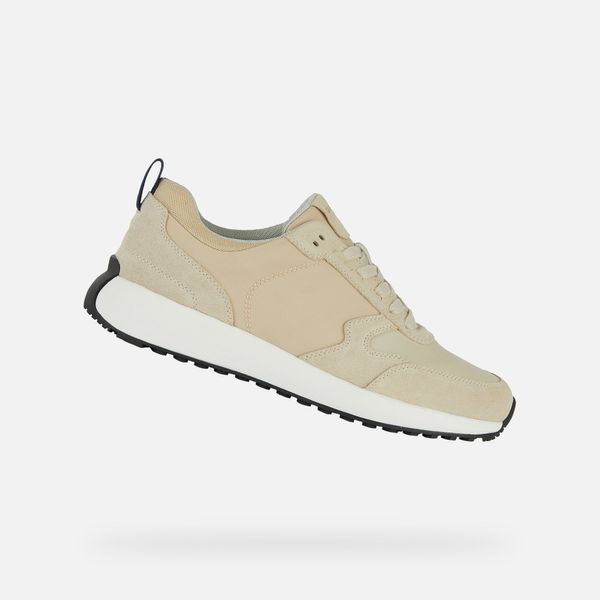 GEOX Beige men's sneakers Geox Volpiano - Men's