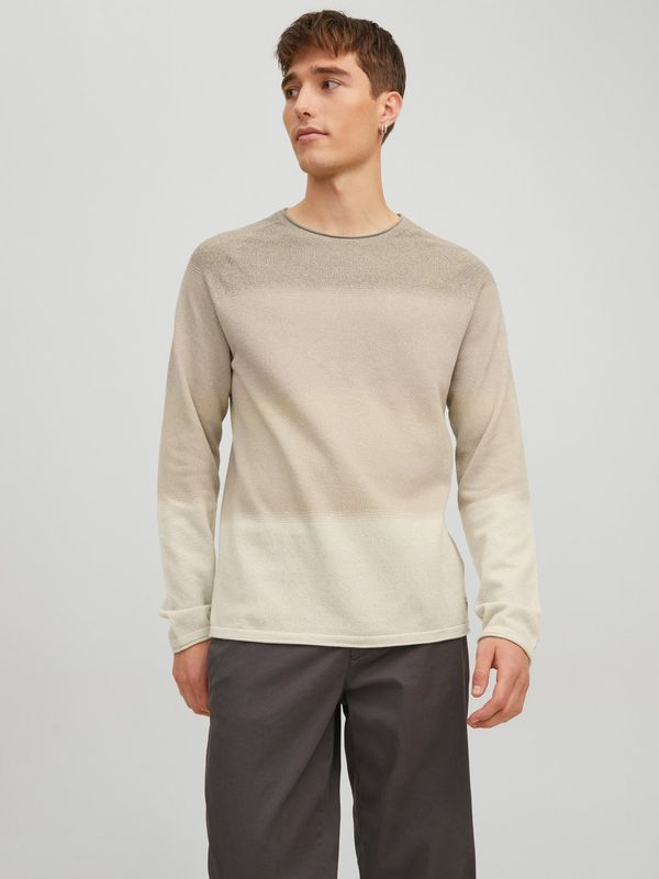 Jack & Jones Beige men's sweater Jack & Jones Hill