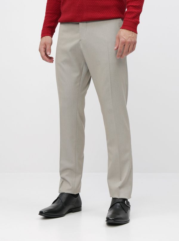 Selected Homme Beige Suit Slim Fit Pants Selected Homme Maze Saint - Mens