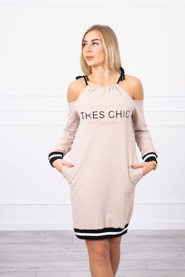 Kesi Beige Tres Chic dress