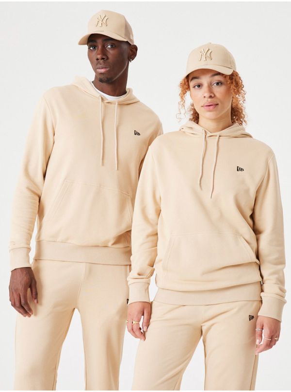 New Era Beige unisex hoodie New Era - Men's