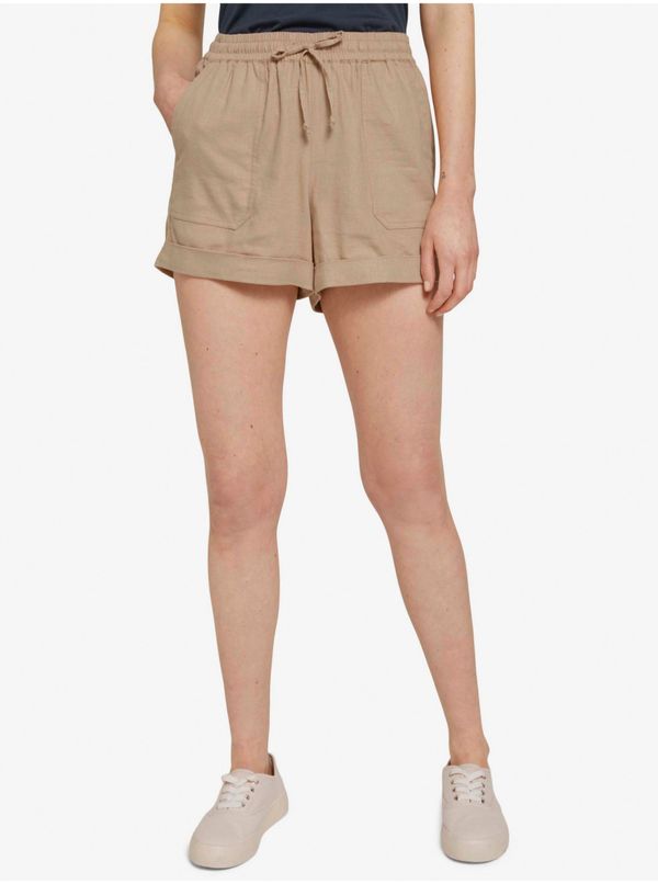 Tom Tailor Beige Women Shorts Tom Tailor Denim - Women