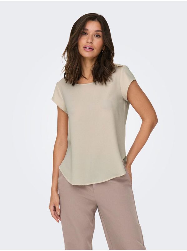 Only Beige women's blouse ONLY Vic - Women