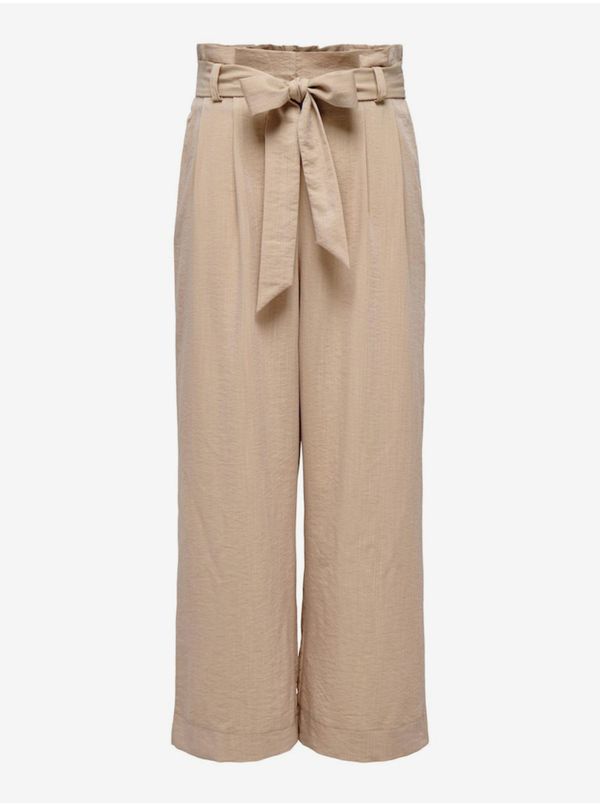 Only Beige Women's Pants ONLY Marsa - Women