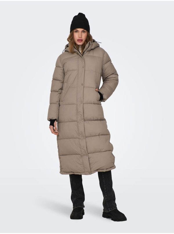 Only Beige women's quilted coat ONLY Ann - Women