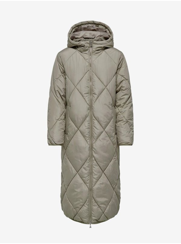 Only Beige women's quilted coat ONLY New Tamara - Women