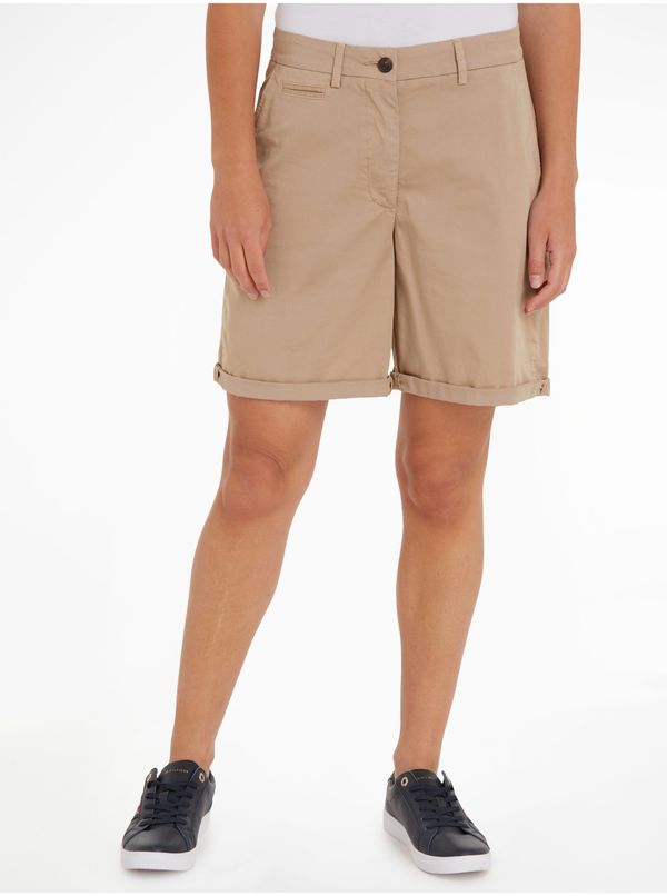 Tommy Hilfiger Beige Womens Shorts Tommy Hilfiger - Women