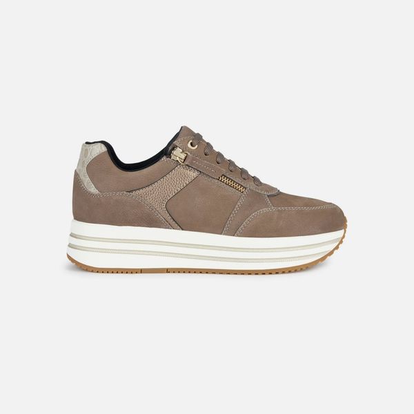 GEOX Beige women's sneakers Geox Kency - Women's