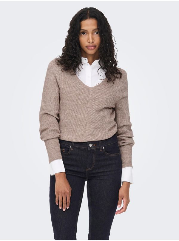 Only Beige women's sweater ONLY Atia - Women