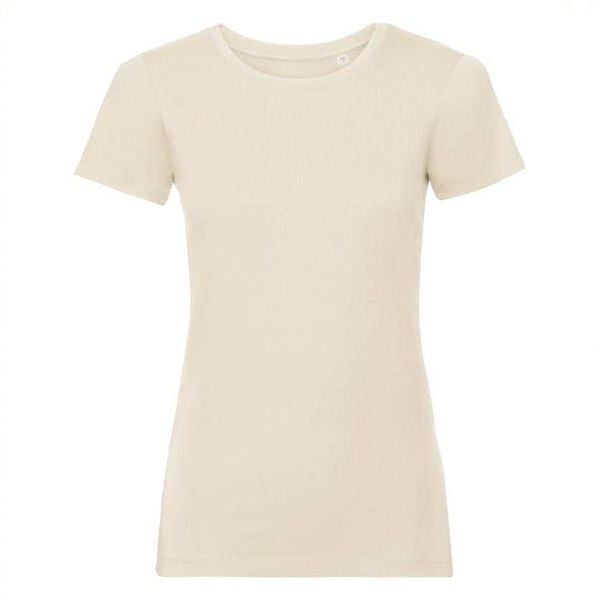 RUSSELL Beige women's t-shirt Pure Organic Russell