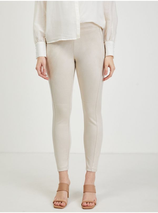 Orsay Beige women's trousers ORSAY - Ladies