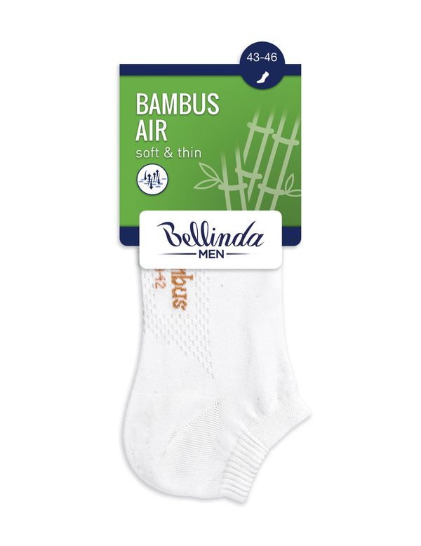 Bellinda Bellinda BAMBUS AIR IN-SHOE SOCKS - Men's Short Bamboo Socks - White