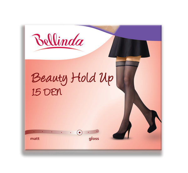 Bellinda Bellinda BEAUTY HOLD UP 15 DEN - Self-Supporting Stockings - Black