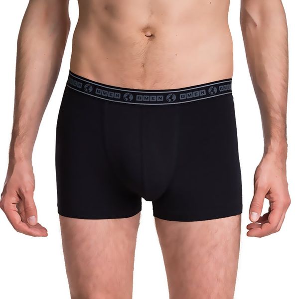 Bellinda Bellinda GREEN ECOSMART BOXER - Men's organic cotton boxer briefs - black