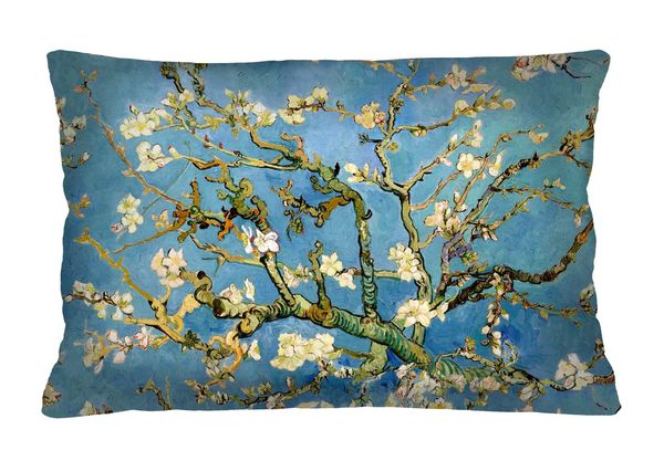 Bertoni Home Bertoni Home Unisex's Rectangular Pillow Elegance Print Almond