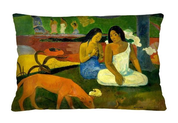 Bertoni Home Bertoni Home Unisex's Rectangular Pillow Gauguin Elegance Print Arearea