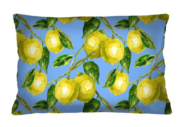 Bertoni Home Bertoni Home Unisex's Rectangular Pillow Lemons