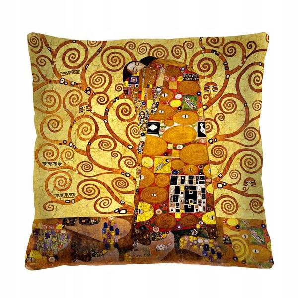 Bertoni Home Bertoni Home Unisex's Square Pillow Klimt Rendez-Vous